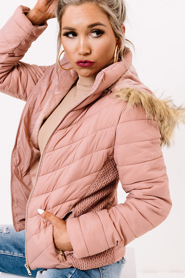 Everyday Contentment Jacket In Blush-Beginning Fashion