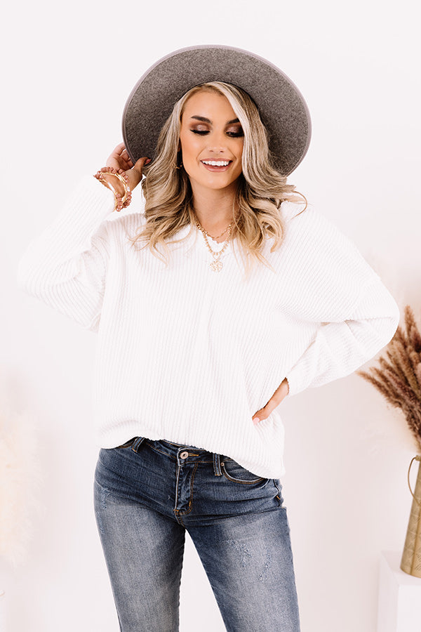 Gaining Momentum Shift Top In White-Beginning Fashion