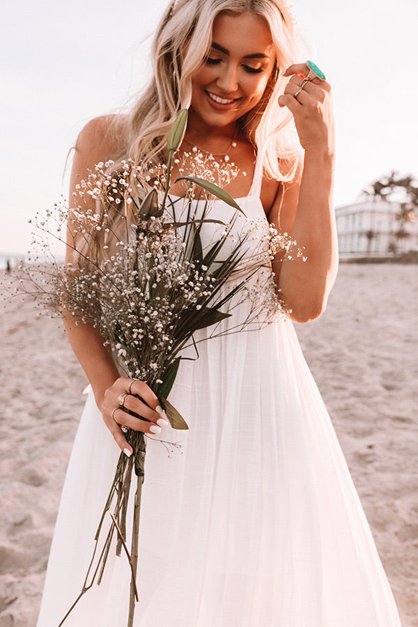 Heavenly Flow Maxi Dress in Ivory-Beginning Fashion