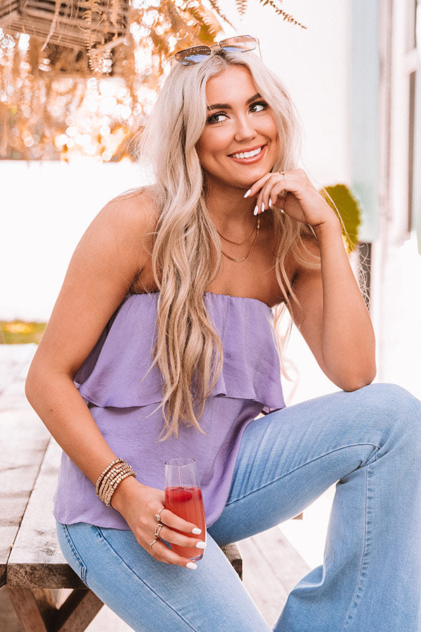 Day To Remember Shift Top in Dark Lavender-Beginning Fashion