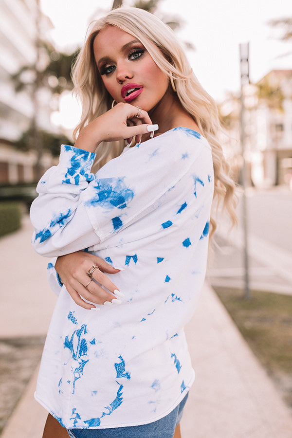 Baja Breeze Tie Dye Sweatshirt-Beginning Fashion