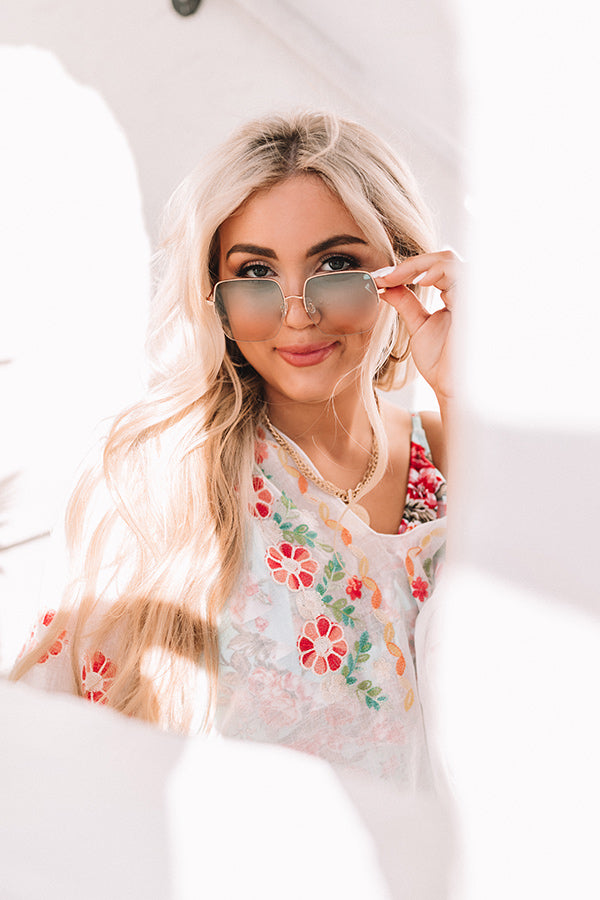 Baja Bombshell Sunnies In Green-Beginning Fashion