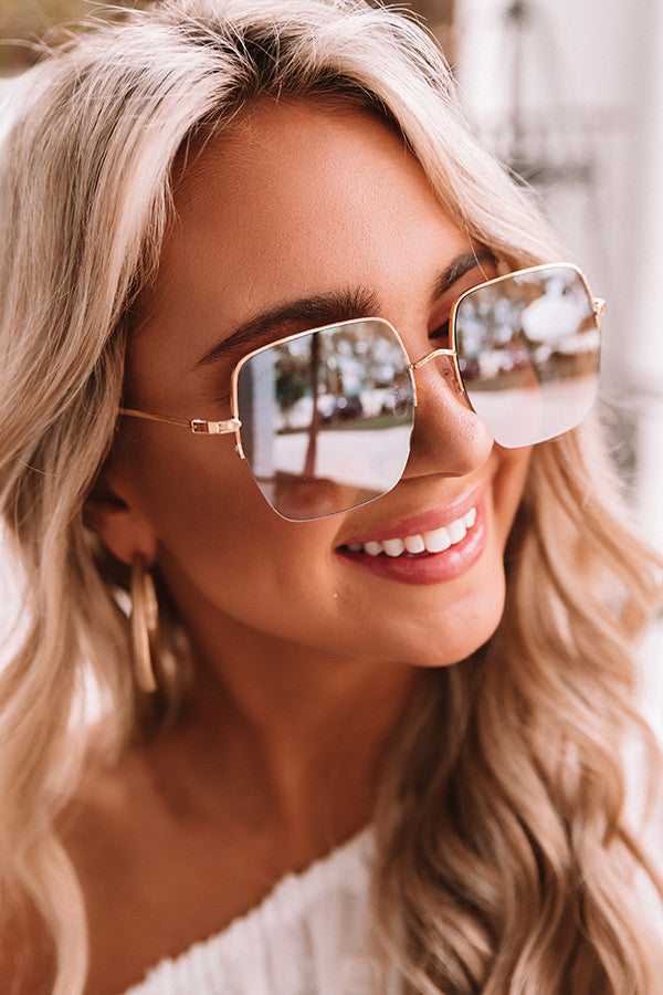 Baja Bombshell Sunnies In Brown-Beginning Fashion