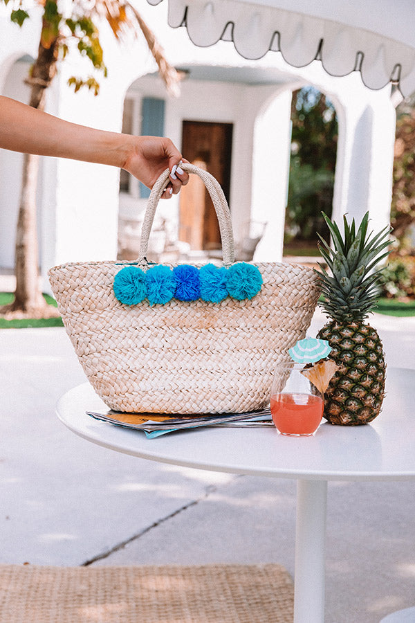 Beach Ready Woven Tote In Ivory-Beginning Fashion