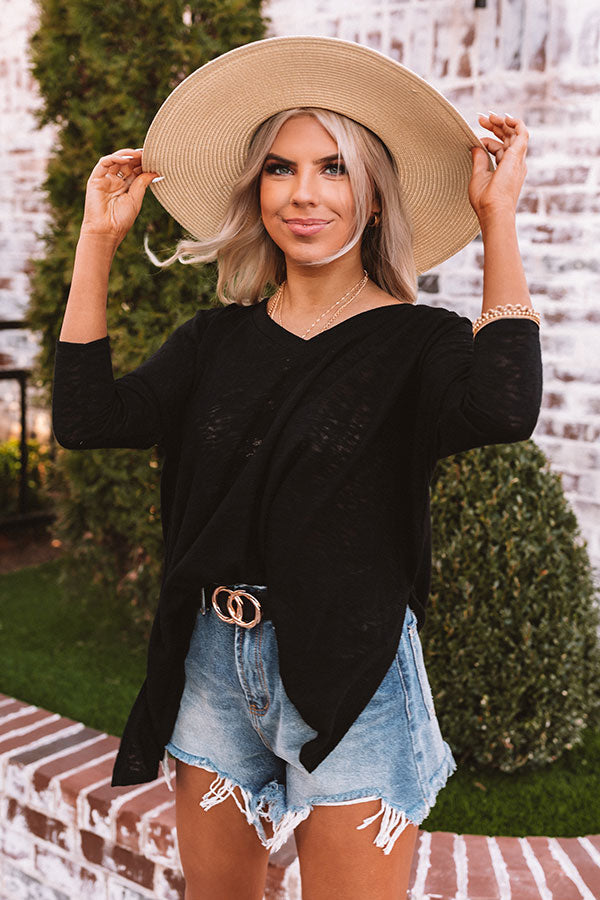 Bespoke Promises Shift Top In Black-Beginning Fashion