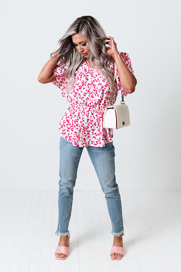 Dazzle Divine Polka Dot Top-Beginning Fashion