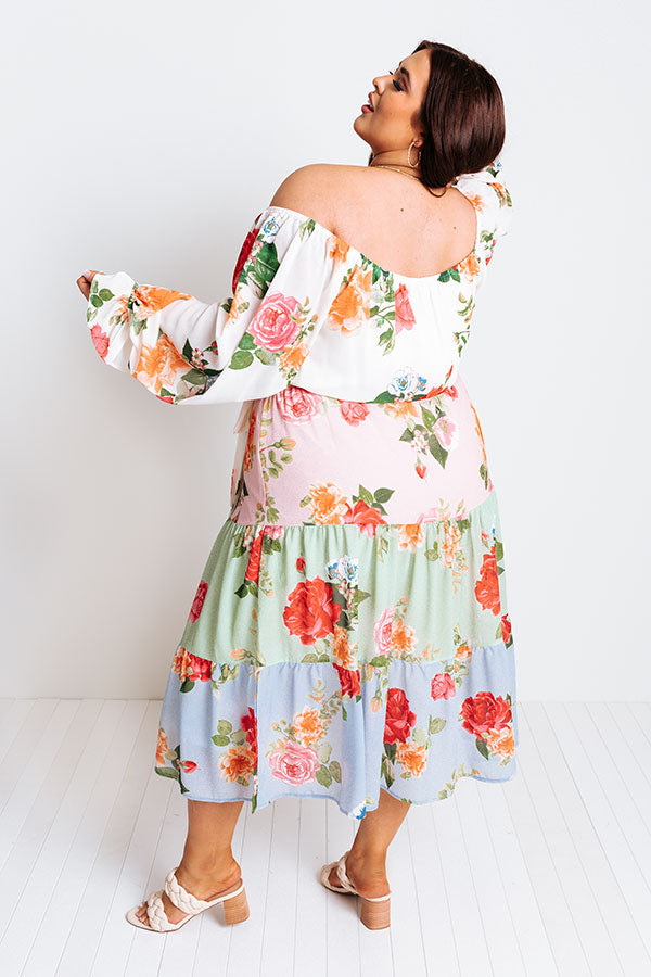 Garden Allure Midi Curves-Beginning Fashion