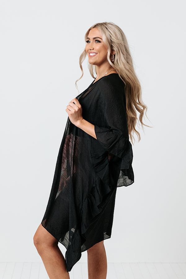 Bora Bora Beaches Overlay In Black-Beginning Fashion