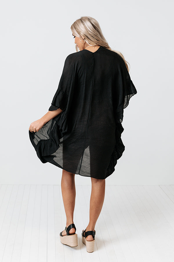 Bora Bora Beaches Overlay In Black-Beginning Fashion