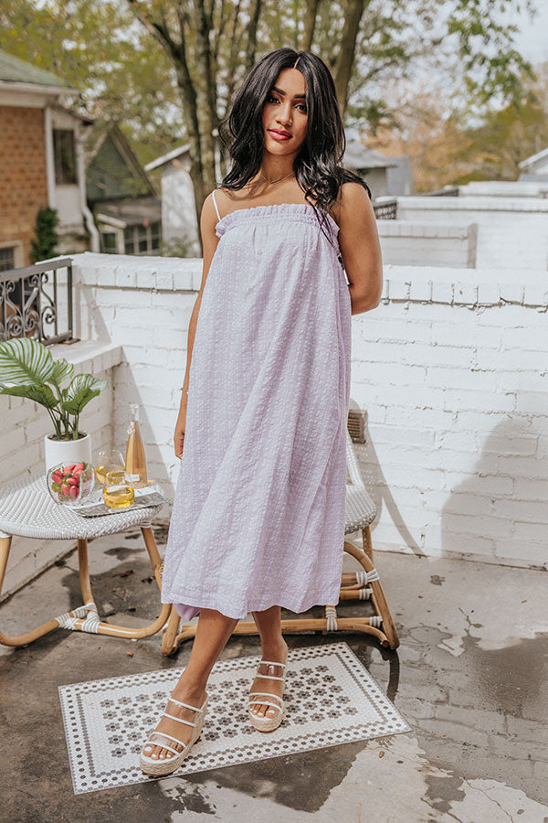 Galapagos Gingham Midi-Beginning Fashion