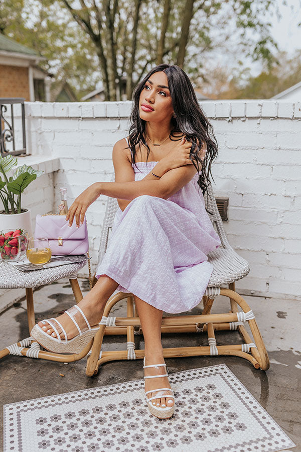 Galapagos Gingham Midi-Beginning Fashion