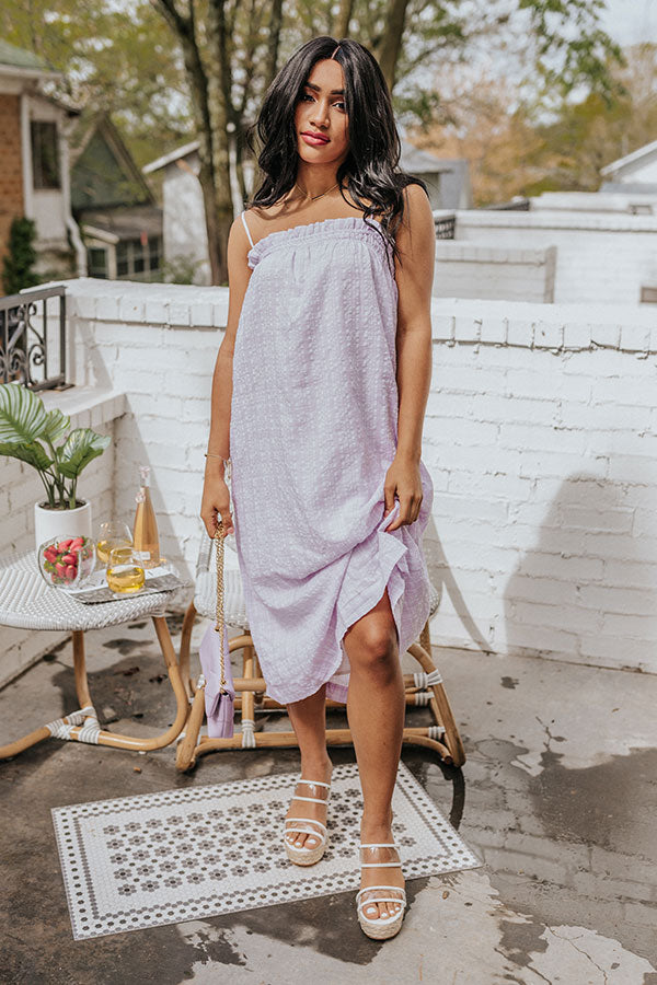 Galapagos Gingham Midi-Beginning Fashion