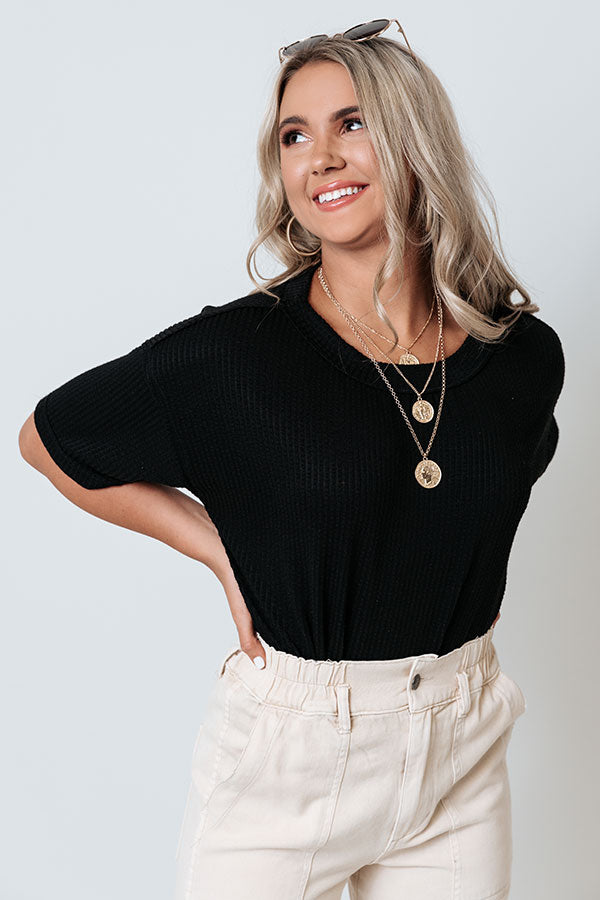 Best Foot Forward Bodysuit In Black-Beginning Fashion