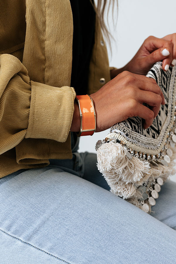 Bailey Bracelet in Orange-Beginning Fashion