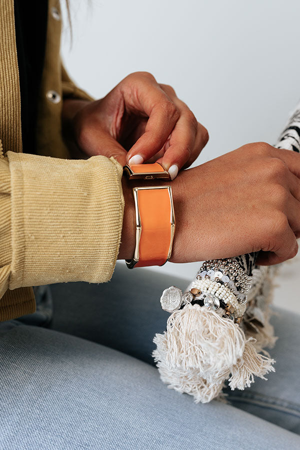 Bailey Bracelet in Orange-Beginning Fashion