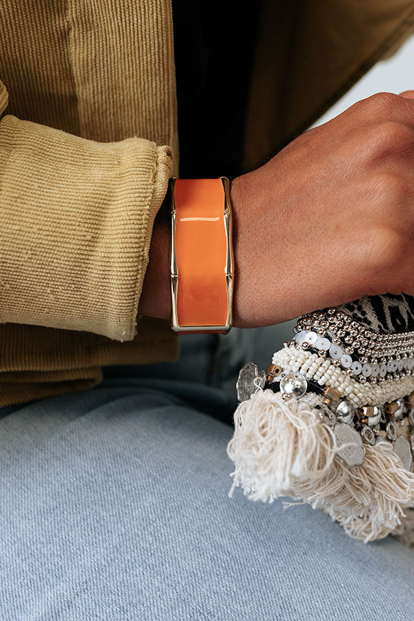 Bailey Bracelet in Orange-Beginning Fashion