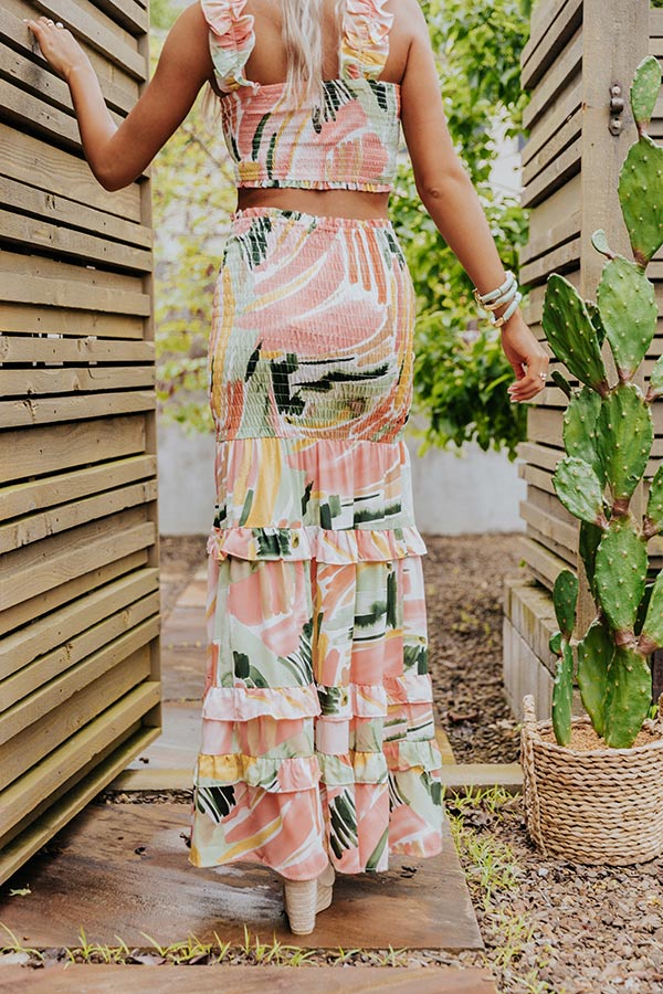 Bali Dreams Smocked Skirt-Beginning Fashion