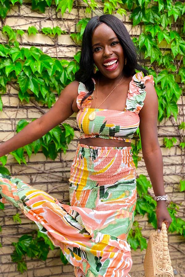 Bali Dreams Smocked Crop Top-Beginning Fashion