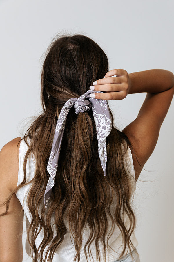 Galapagos Scarf Scrunchie-Beginning Fashion