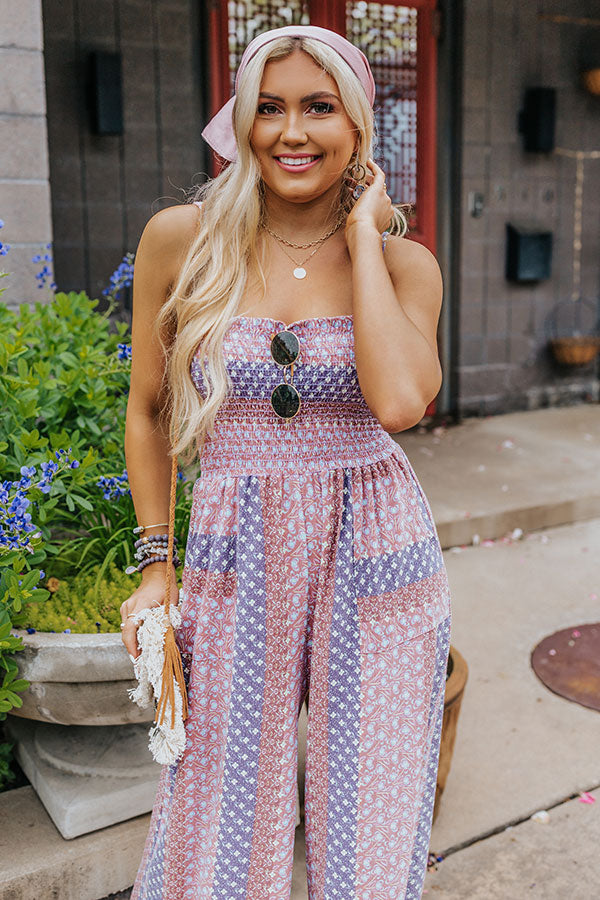 Break The Rules Jumpsuit in Vineyard Grape-Beginning Fashion
