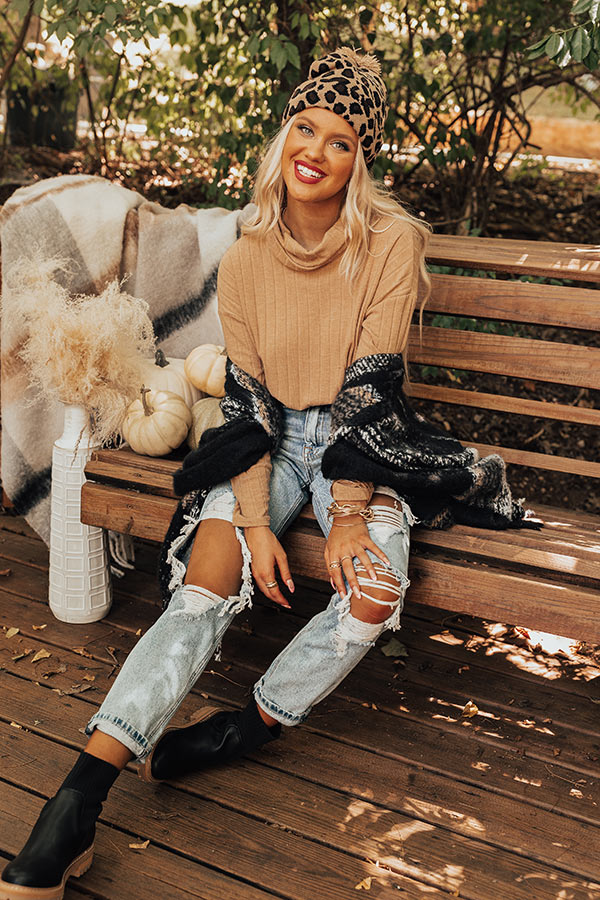 Full Moon Shift Top In Khaki-Beginning Fashion