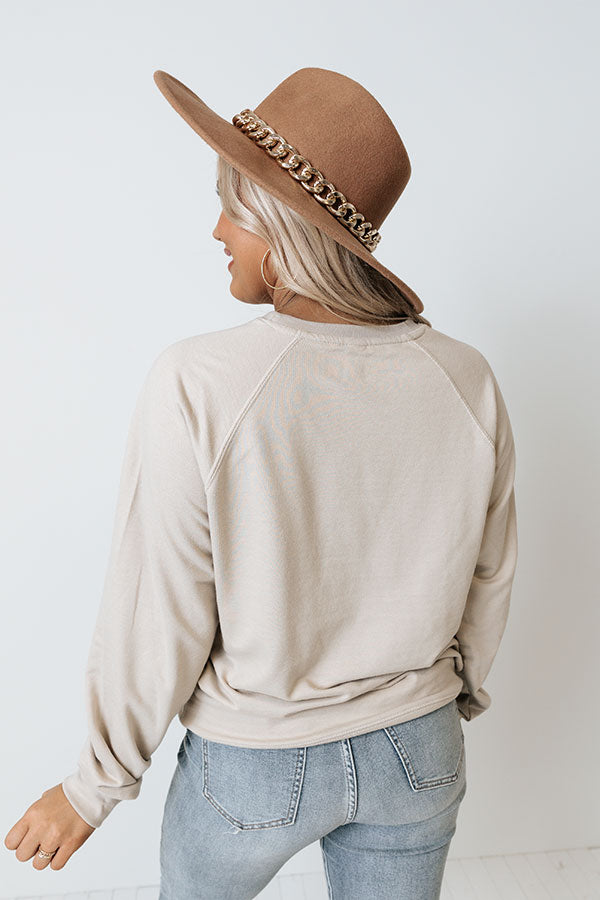 Fall List Sweatshirt-Beginning Fashion