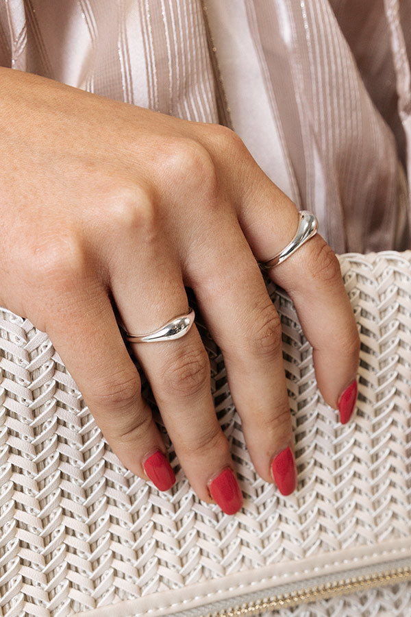 Epic Expectation Ring Set In Silver-Beginning Fashion