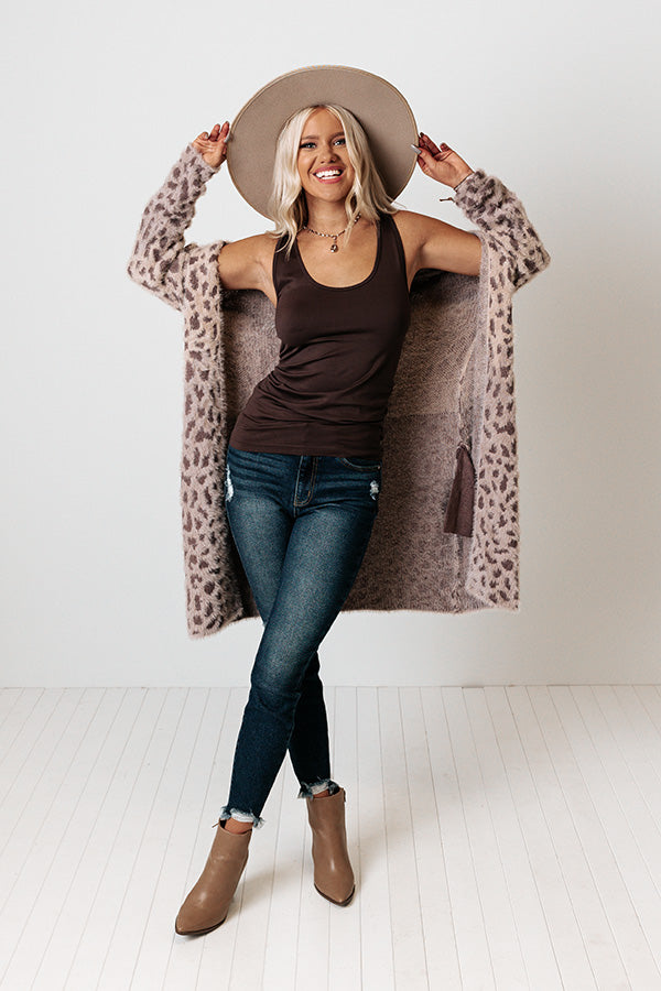 Basic Instincts Seamless Tank In Chestnut-Beginning Fashion