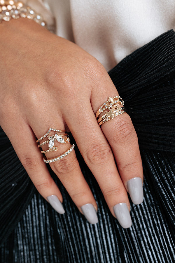 Down Time Ring Set-Beginning Fashion