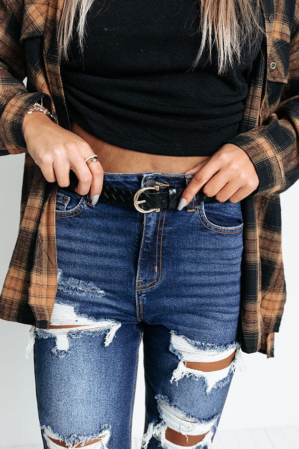 Endlessly Fabulous Belt In Black-Beginning Fashion