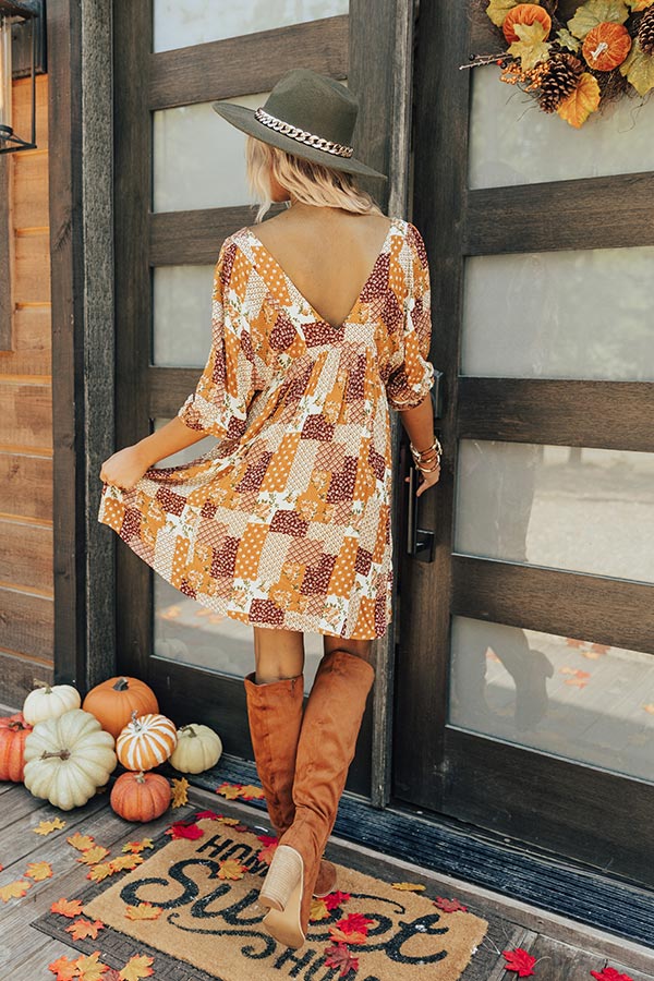 Forever Stylish Floral Dress in Cream-Beginning Fashion