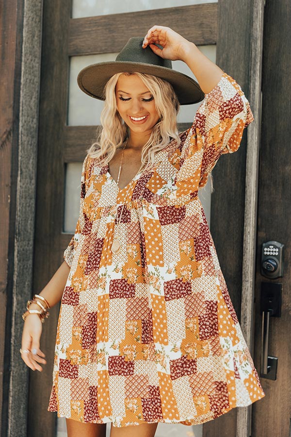 Forever Stylish Floral Dress in Cream-Beginning Fashion