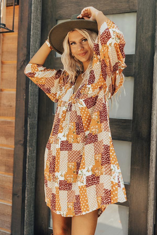 Forever Stylish Floral Dress in Cream-Beginning Fashion