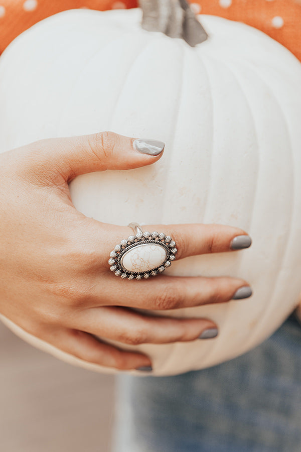 Cool Ambitions Ring In Ivory-Beginning Fashion