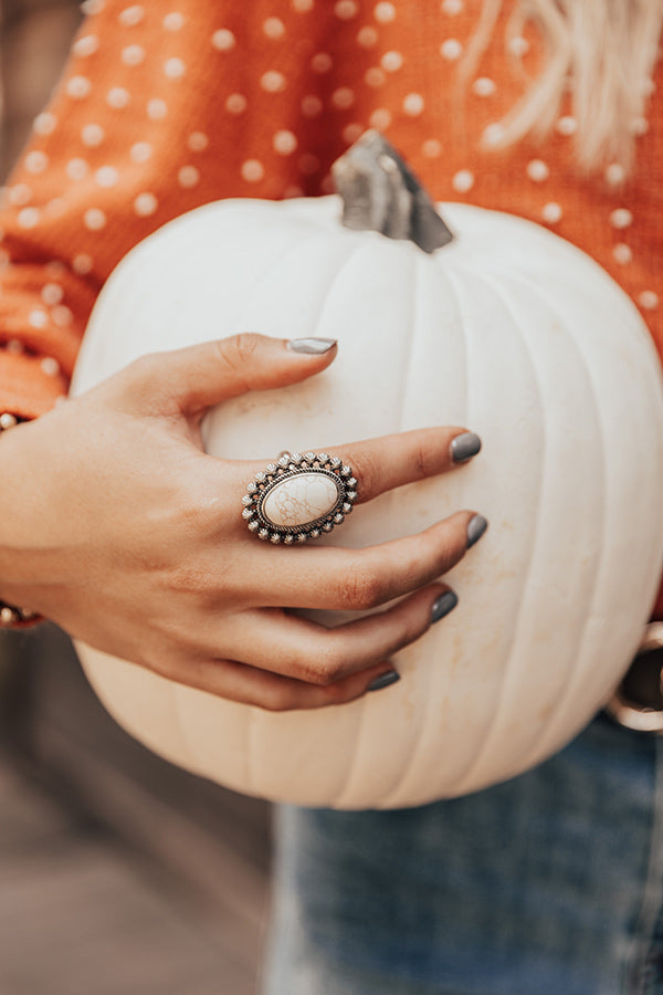 Cool Ambitions Ring In Ivory-Beginning Fashion