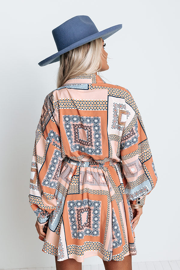 Glam Slam Dress in Rust-Beginning Fashion