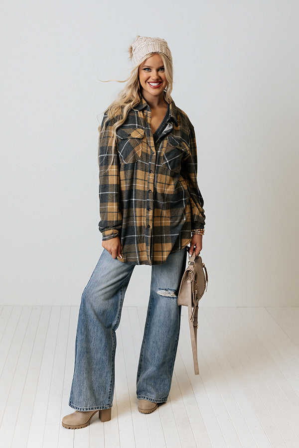 Great Opportunity Plaid Top-Beginning Fashion