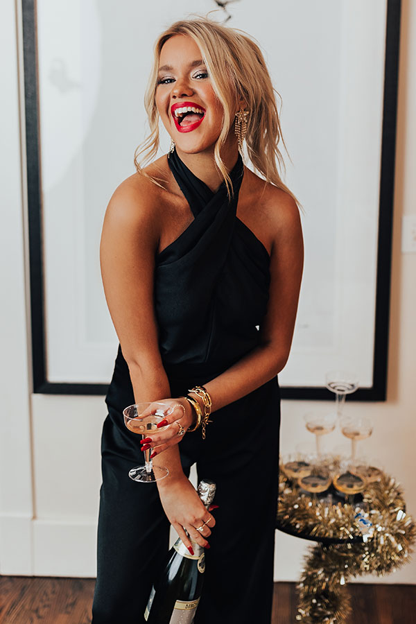 Deeply Loved Satin Jumpsuit-Beginning Fashion