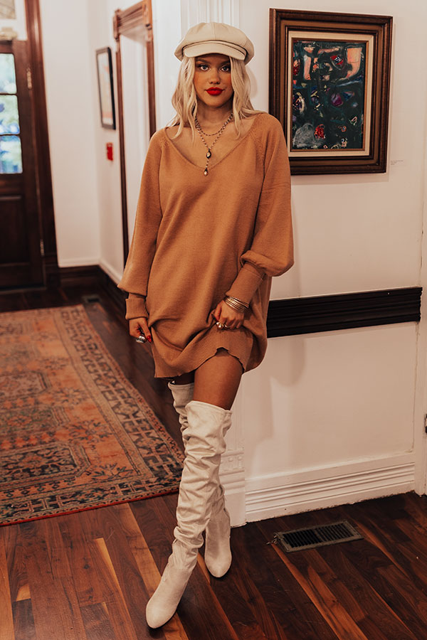 Cocoa And Kindness Sweater Dress-Beginning Fashion