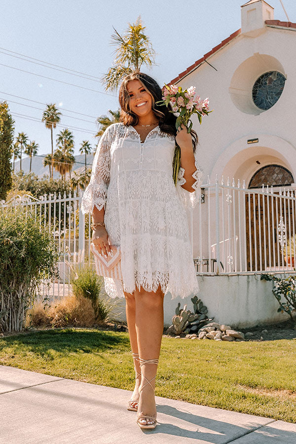 Favorite Day Lace Dress Curves-Beginning Fashion