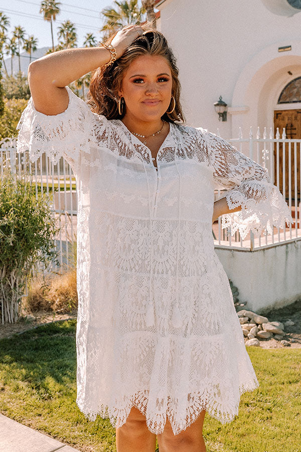 Favorite Day Lace Dress Curves-Beginning Fashion