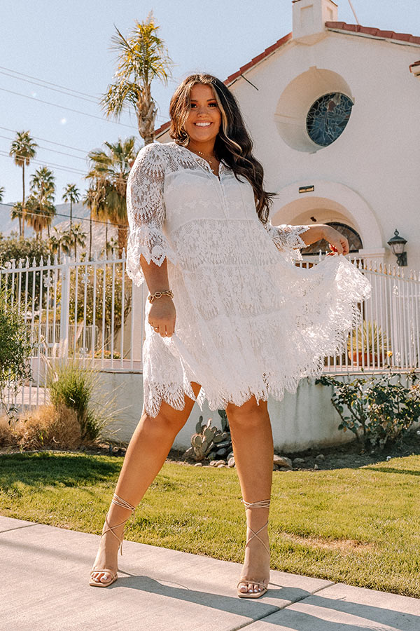 Favorite Day Lace Dress Curves-Beginning Fashion