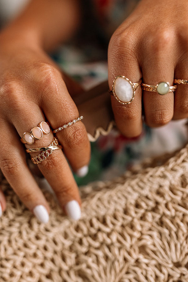 Flirty And Sweet Ring Set-Beginning Fashion