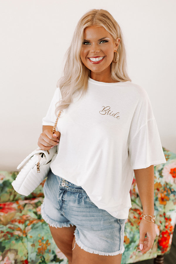 Bride Shift Tee Curves-Beginning Fashion