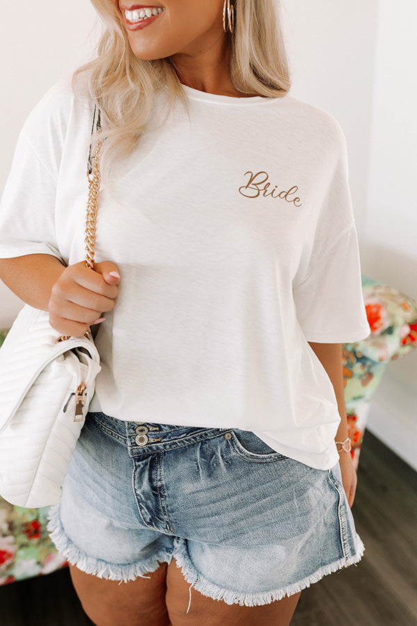 Bride Shift Tee Curves-Beginning Fashion