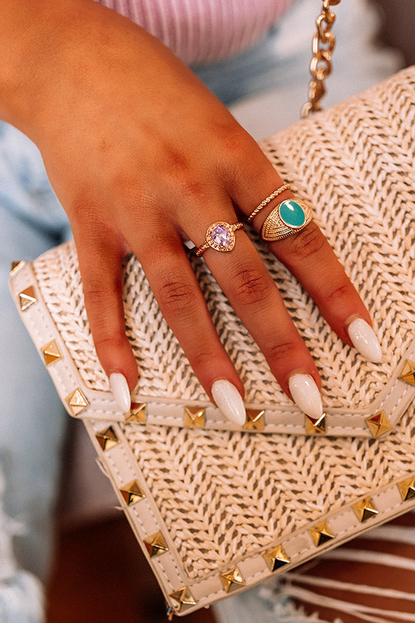 Cali Weekend Ring Set-Beginning Fashion