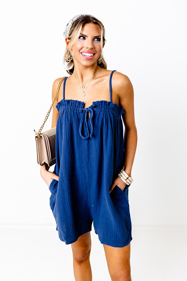 Around The Boardwalk Romper-Beginning Fashion