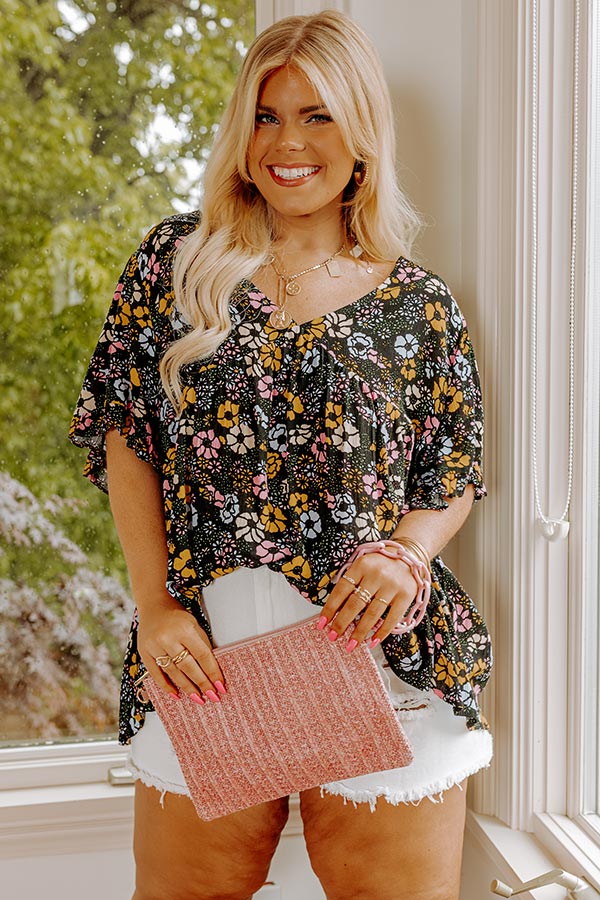 Brunching With Besties Babydoll Top Curves-Beginning Fashion