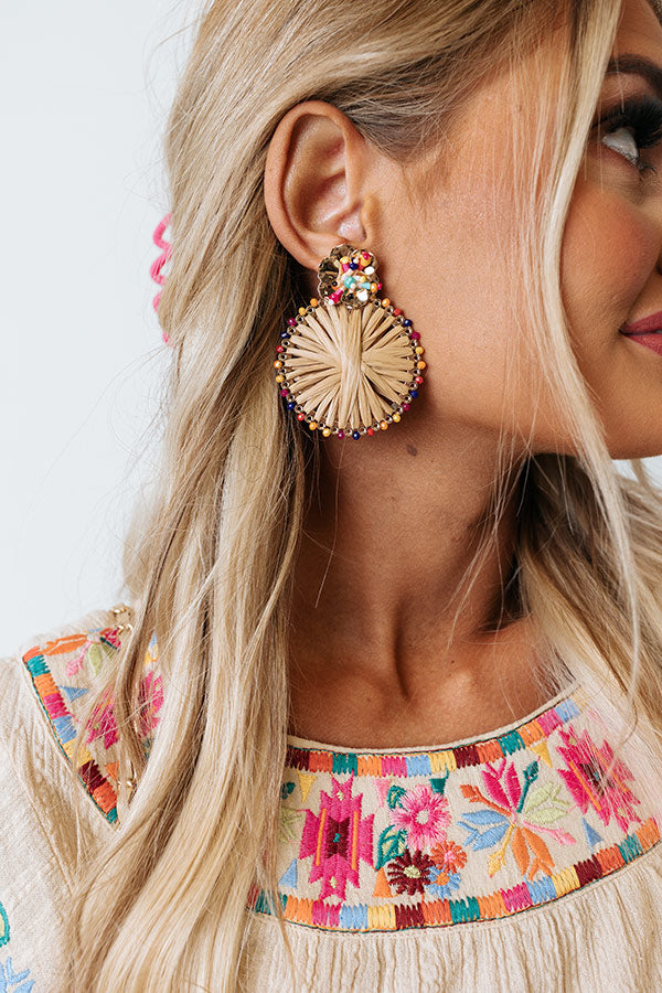 Cabo Beaches Beaded Earrings-Beginning Fashion