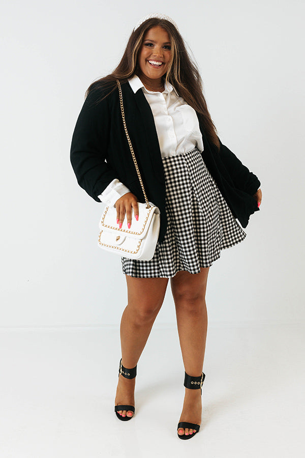Good For The Plot Linen Blend Blazer In Black Curves-Beginning Fashion